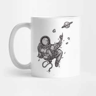 astronout flew Mug